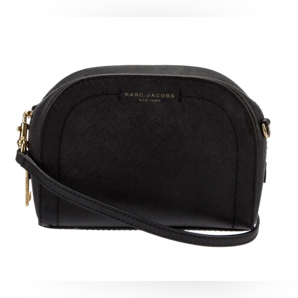 Marc Jacobs Crossbody Bag Saffiano Leather in Black